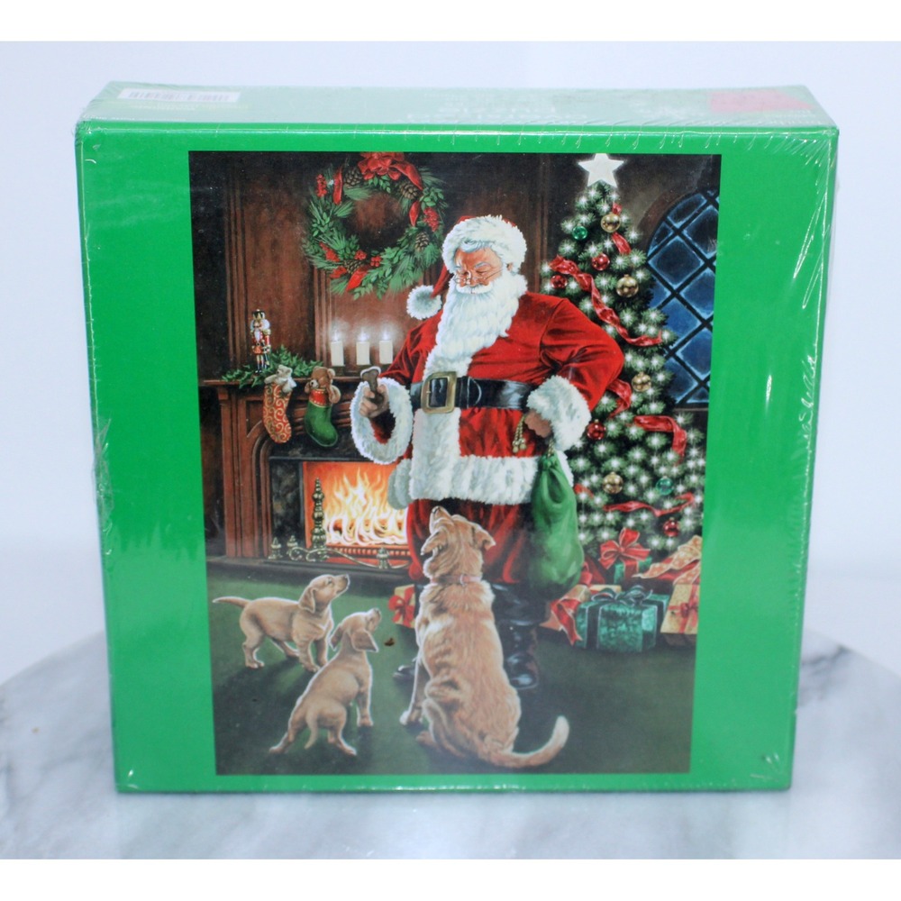 Brother Sister Design Studio Christmas Party Oversized Puzzle 500 Pieces Santa